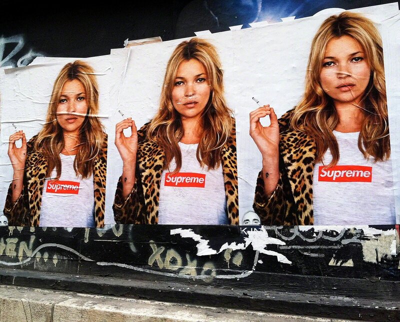 Kate moss supreme photo Clearance
