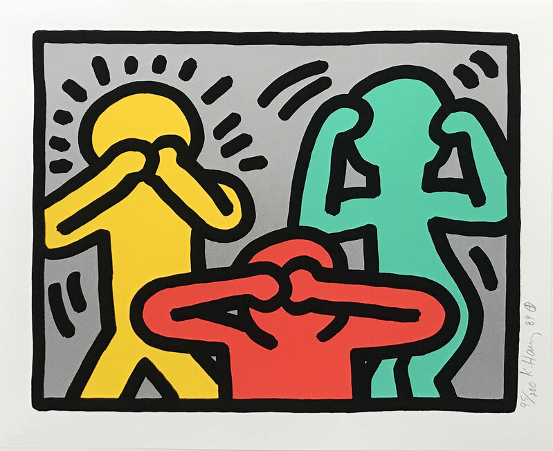 Pop Shop III Scissors by Keith Haring - Guy Hepner
