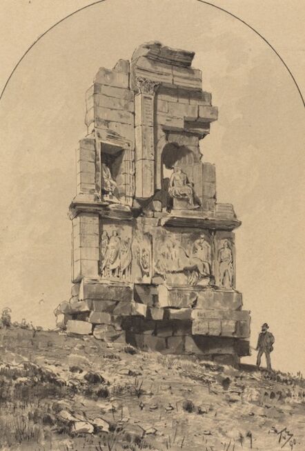 Themistocles von Eckenbrecher, ‘Monument of Philopappos’, 1890