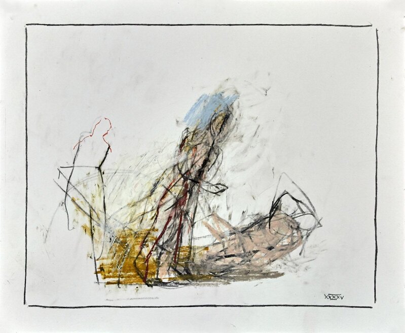 Thaddeus Radell Thaddeus Radell | Mt. Gretna Drawings: Assisting the Fallen (XLV) (2019 ...