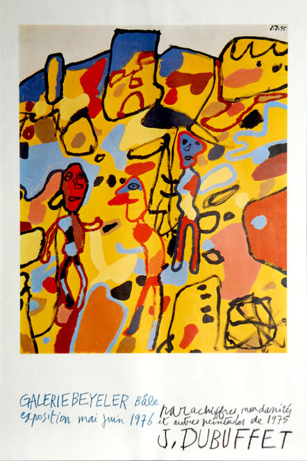 Jean Dubuffet, ‘Galerie Beyeler’, 1975-1976