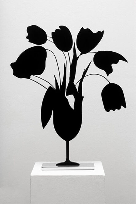 Donald Sultan, ‘Black Tulips and Vase, April 5, 2014’, 2014