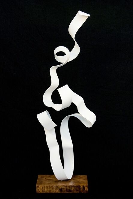 Mark Birksted - Contemporary Metal Ribbon Sculpture in the Manner of Mark  Birksted