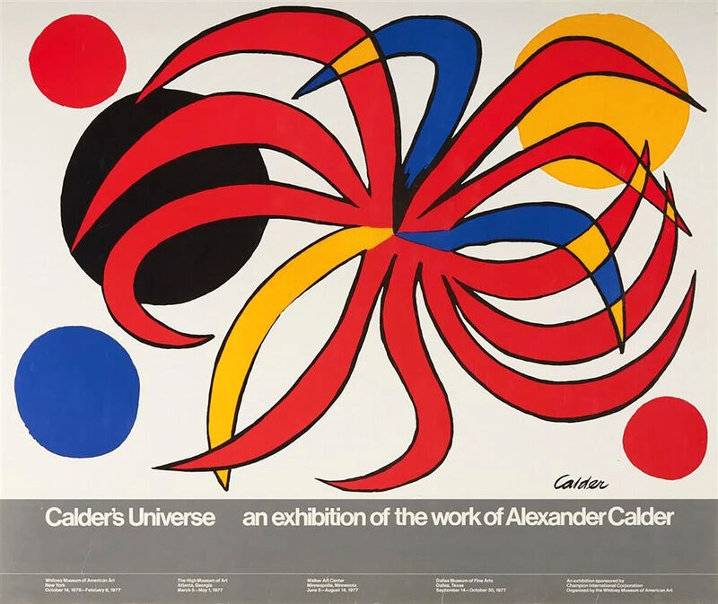 Calder Graphics Alexander Calder | Vintage 1970s Alexander Calder poster (Calder prints ...