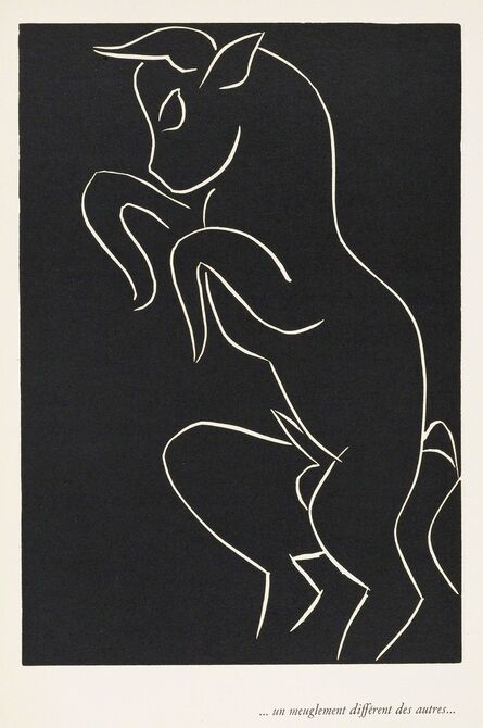 Henri Matisse, ‘. . . UN MEUGLEMENT DIFFÉRENT DES AUTRES . . .  (. . . a roar different from all others . . .)’, 1944