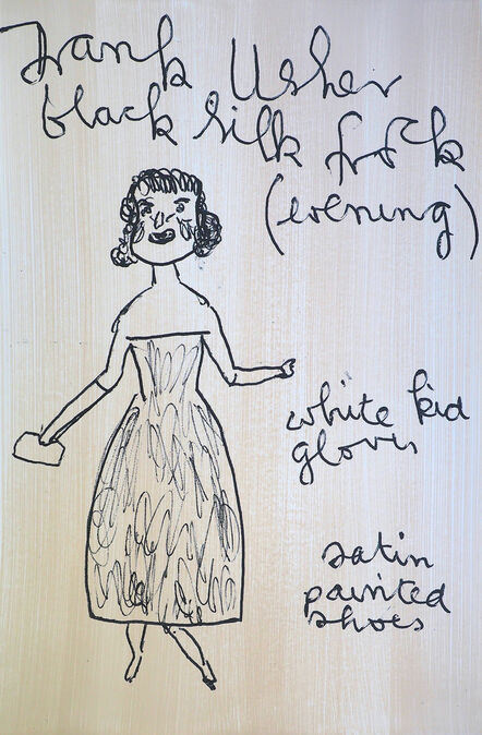 Rose Wylie, ‘Girl Now Meets Girl Then’, 2019
