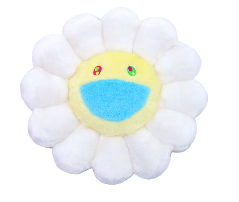 Takashi Murakami, Flower Plush Pillow White (2107), Available for Sale