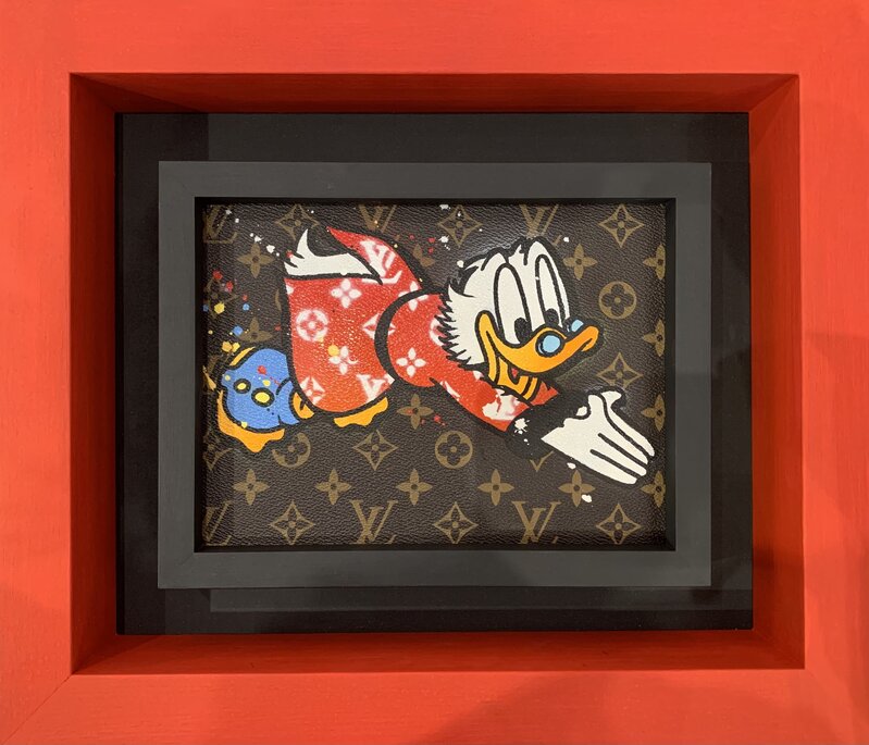 Painting on Louis Vuitton Canvas