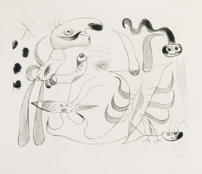 Joan Miró | Barcelona XLIII, from Barcelona Series (1944) | Artsy