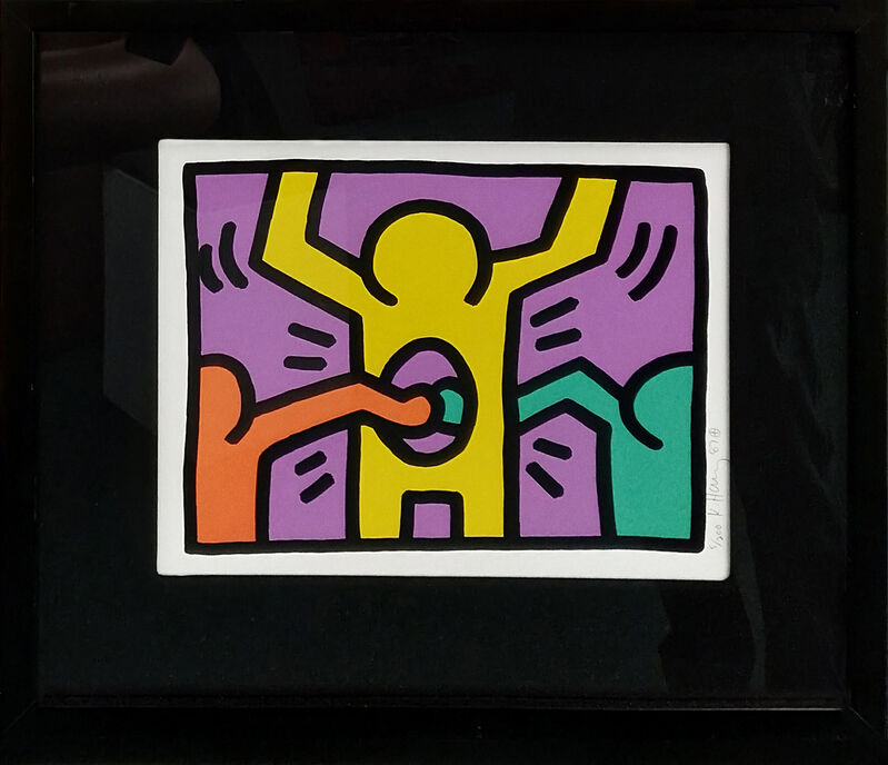 Wat mensen betreft Wissen snor Keith Haring | POP SHOP I (1) (1987) | Artsy