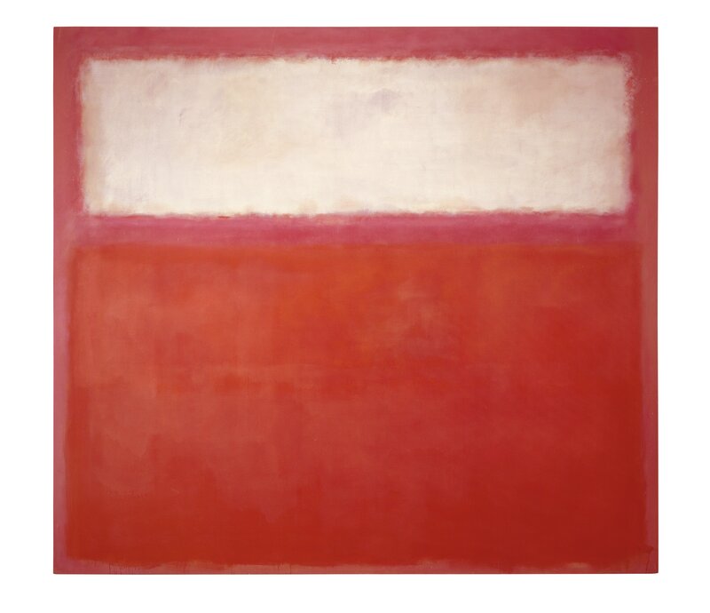 Ago Rothko Pink and White over Red (1957) by Mark Rothko | Artsy