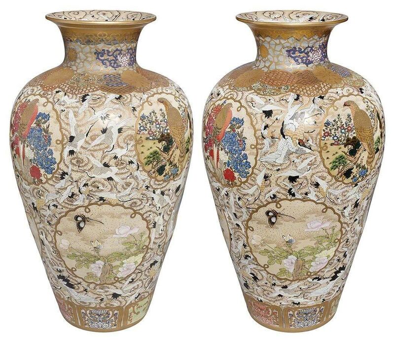 Antique Japanese Meiji Four-Sided Satsuma Vases Available For Immediate  Sale At Sotheby's