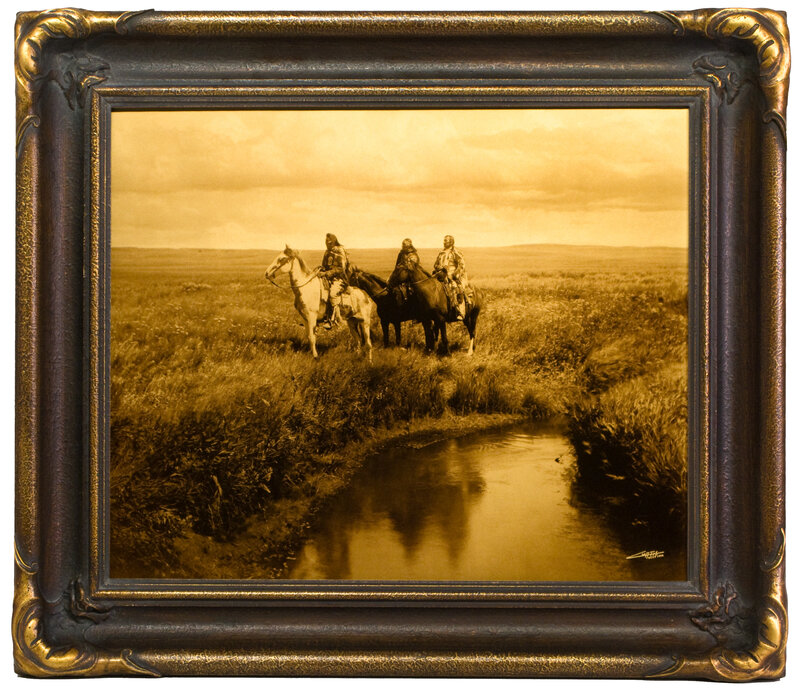 Edward S. Curtis, The Three Chiefs – Piegan – Contemporary Goldtone™ 8x10  (1900), Available for Sale