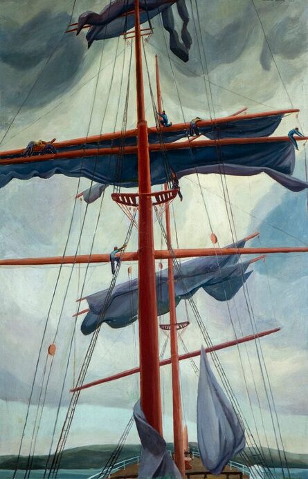 Carline Richard, ‘From the Foremast in the Mid-Atlantic on the Grace Harwar’, 1930