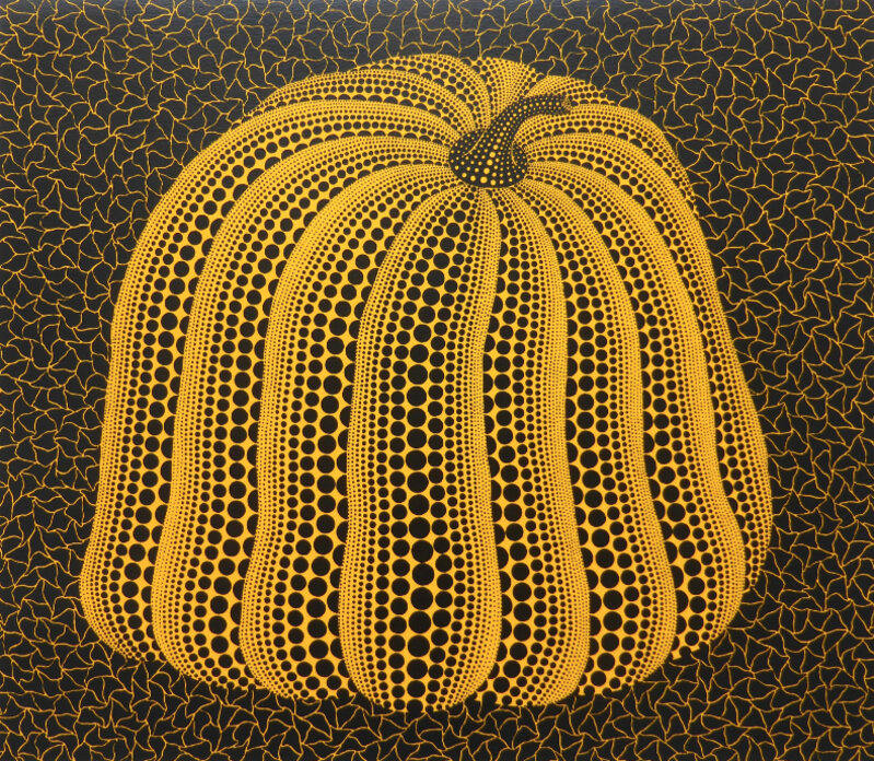 Pumpkin Polka Dot Yayoi Kusama Print