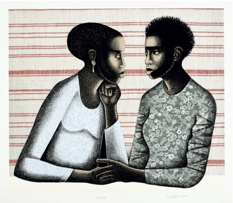 Elizabeth Catlett | Gossip (2005) | Available for Sale | Artsy