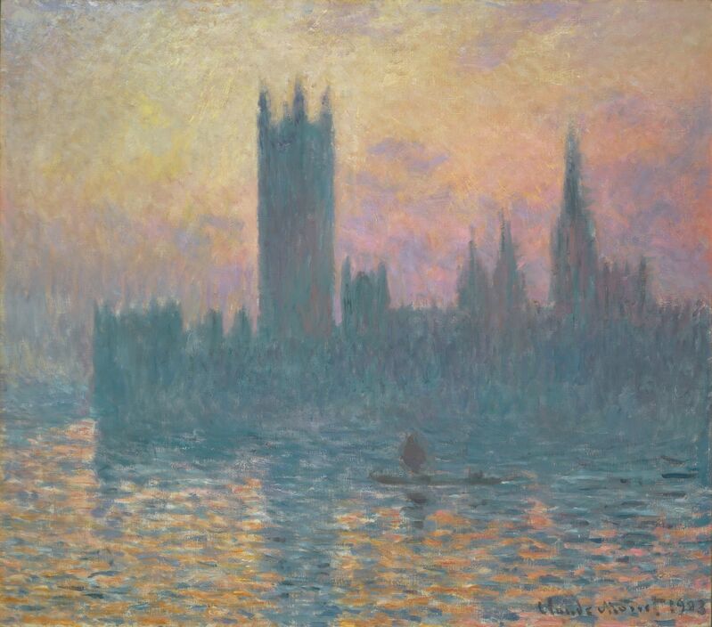 Claude Monet | The Houses Parliament, Sunset (1903) Artsy