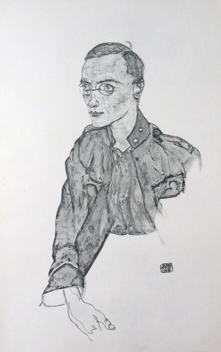 Egon Schiele, ‘One-Year Volunteer Private [Zeichnungen]’, 1917