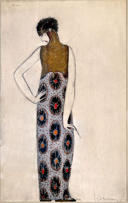 Georges Lepape, ‘Art Deco Costume Design - Eva ’, 1918