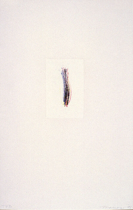 Tom Marioni, ‘Finger Lines (Pink)’, 1998