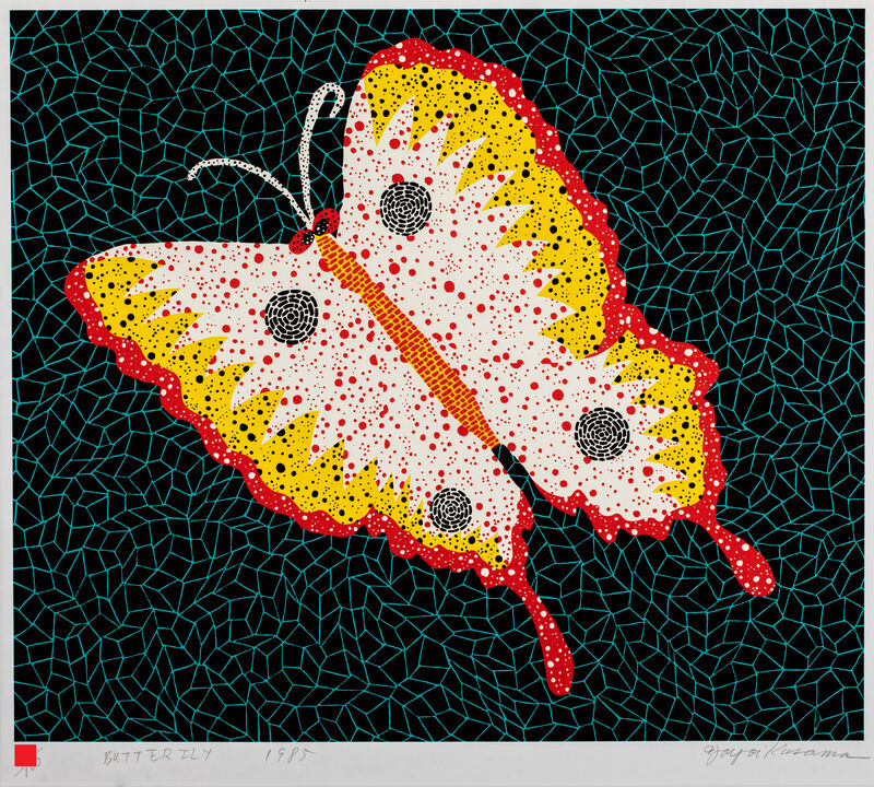 Yayoi Kusama Butterfly 蝴蝶 草間彌生 1985 Available For Sale Artsy