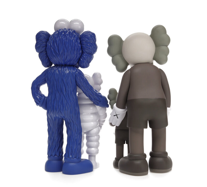 Medicom Toy KAWS FAMILY BROWN BLUE WHITE figure kaws first tokyo BE@RBRICK  Toys