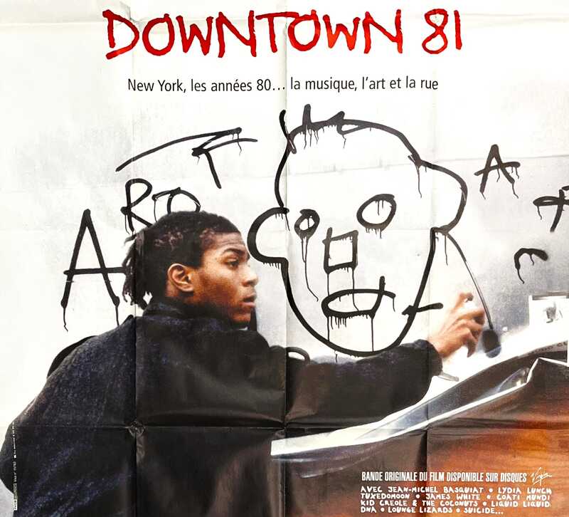 Jean-Michel Basquiat Basquiat Downtown 81 film poster (Basquiat