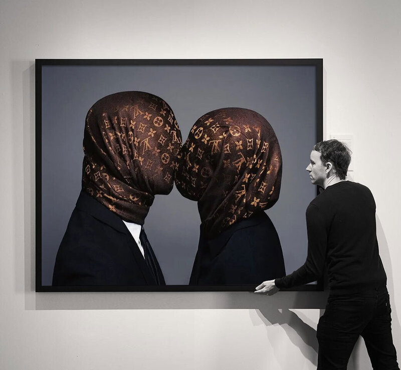 Tyler Shields, Louis Vuitton kiss (2021), Available for Sale