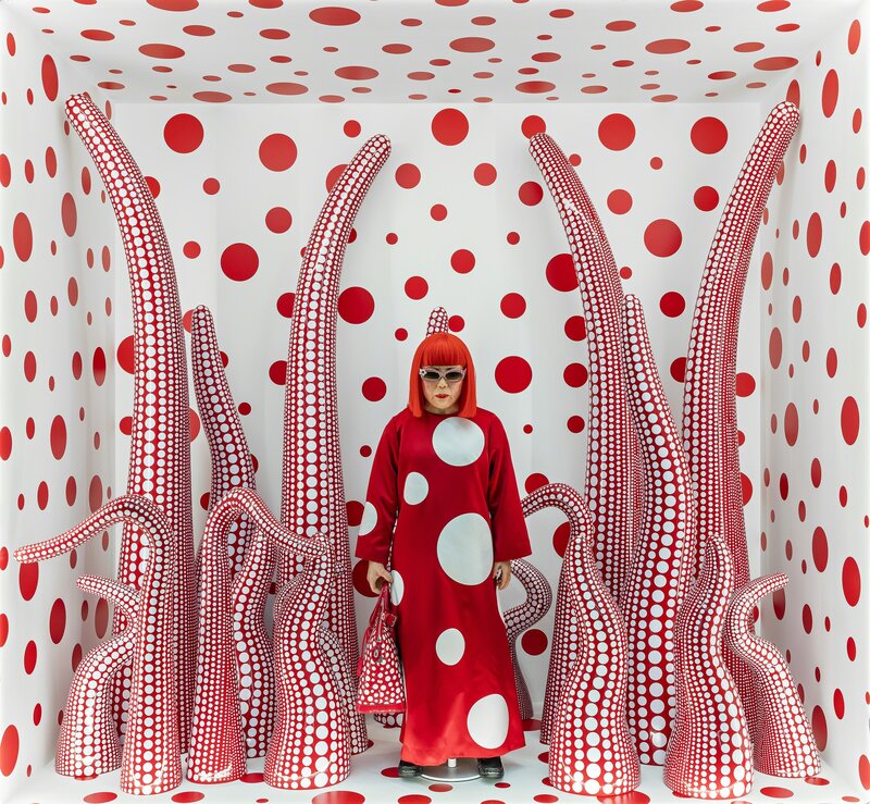 Infinite Polka-Dots Installation by Yayoi Kusama