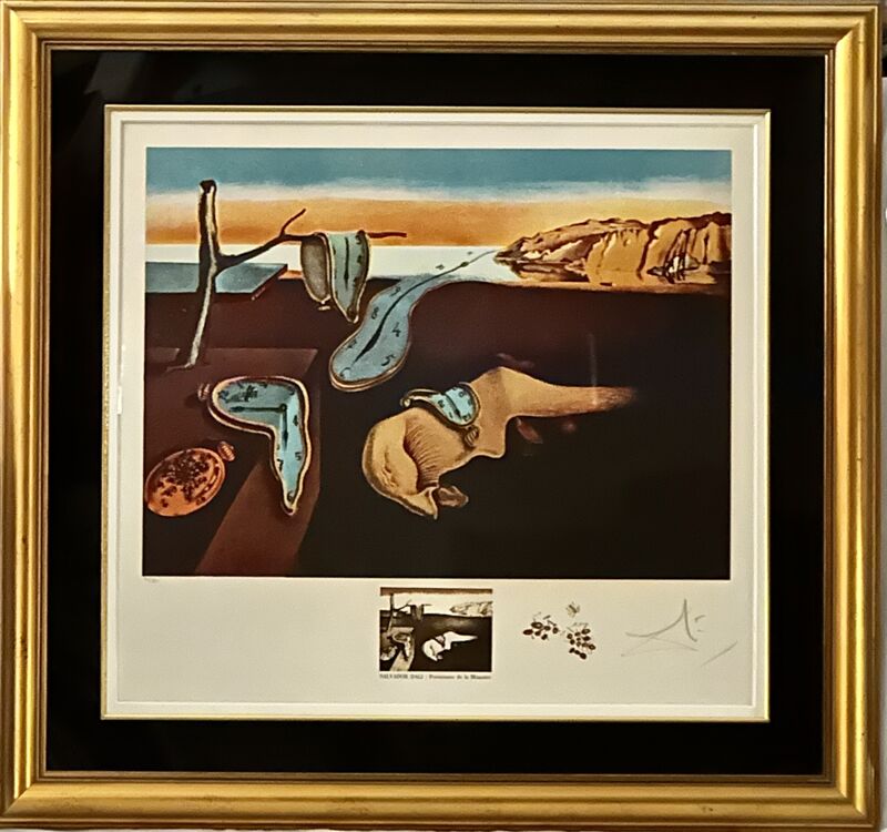 Salvador Dali Paranoic Village Signed Limited Edition Lithograph 25x23”