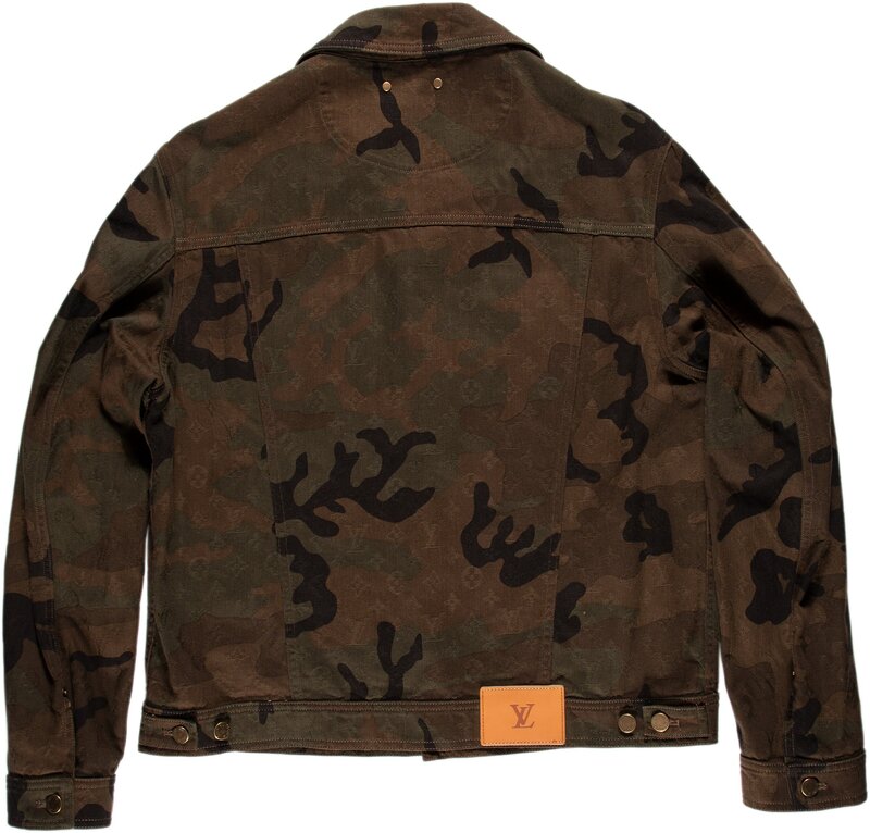 Lv supreme jacket brown Clearance