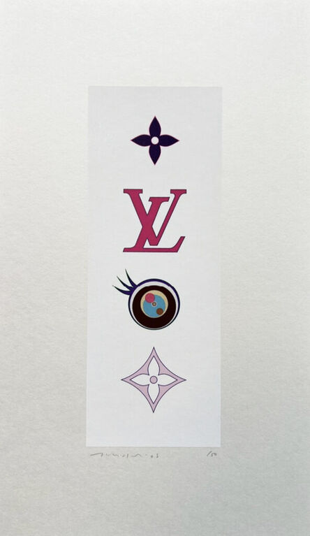 Takashi Murakami x Louis Vuitton White Monogram Multicolore Zippy  Continental QJA0FKWKWB002