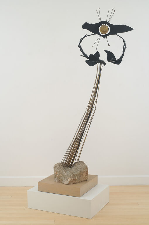 David Hare, ‘Summer Storm’, 1954, Sculpture, Painted Metal, Brass and Stone, Weinstein Gallery