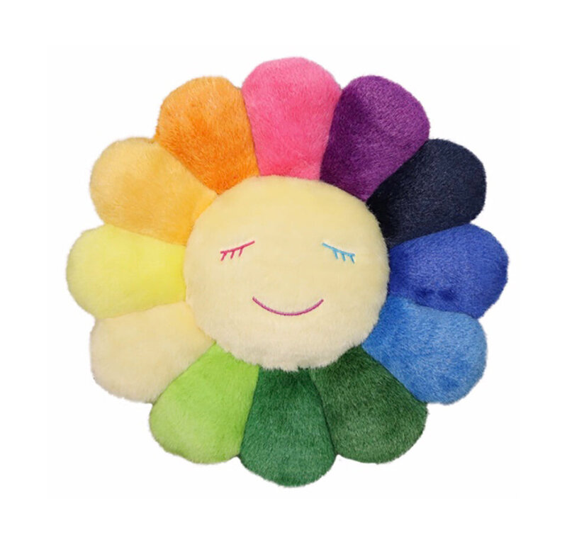 Takashi Murakami Rainbow Flower Cushion Pillow Plush 30cm Complexcon Kaikai  Kiki