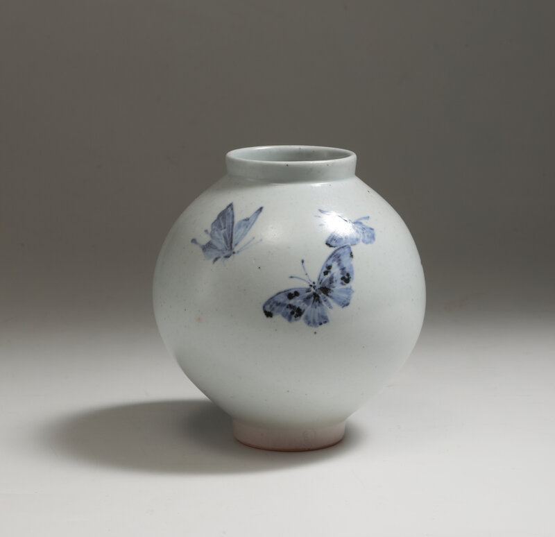 Ling Chun BLUE MOON JAR WITH FLYING WORDS (2023) Available, 60% OFF