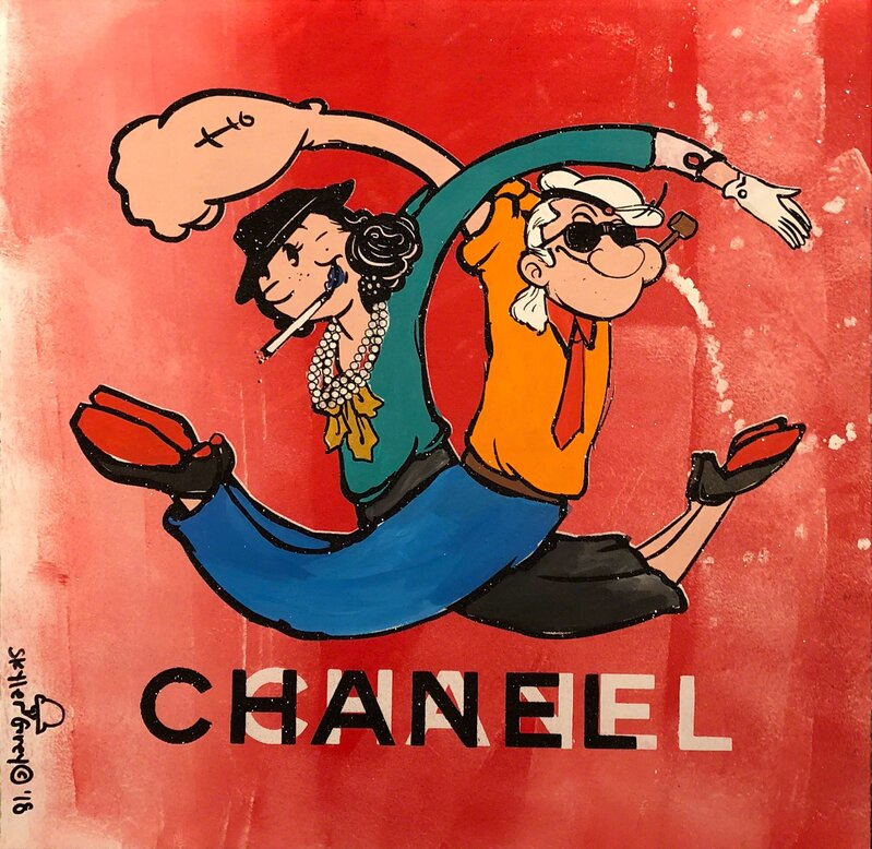Coco Chanel Caricature Poster