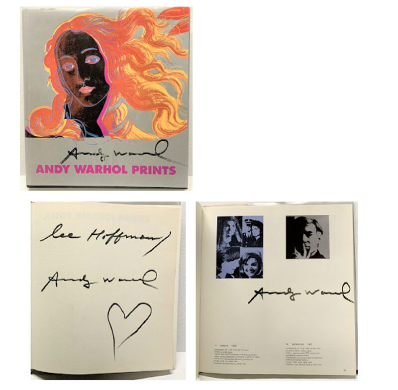suppe terrorisme Boghandel Andy Warhol, Lee Hoffman | "Andy Warhol Prints", Signed 3-Times/ Heart  Drawing, Dedicated to Lee Hoffman (listed artist), Exhibition Catalogue,  Ronald Feldman Fine Arts / Editions Schellmann (1985) | Available for Sale  | Artsy