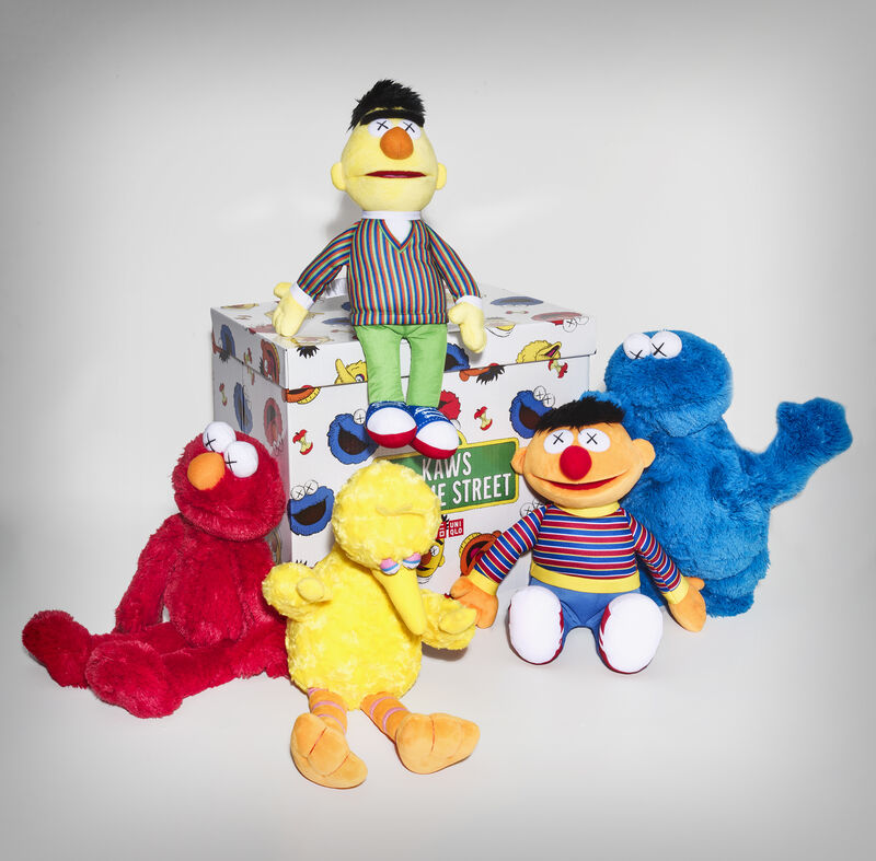 KAWS Uniqlo Sesame Street Toy Set (2018) Artsy