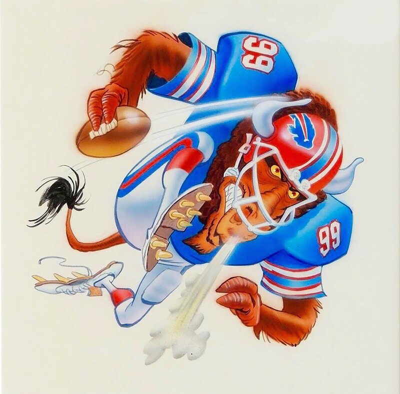 Jack Davis, Buffalo Bills Football Illustration (20th Century), Available  for Sale