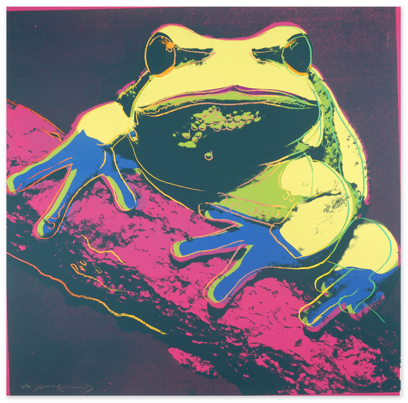 Andy Warhol | Pine Barrens Tree Frog, from Endangered Species (F ...