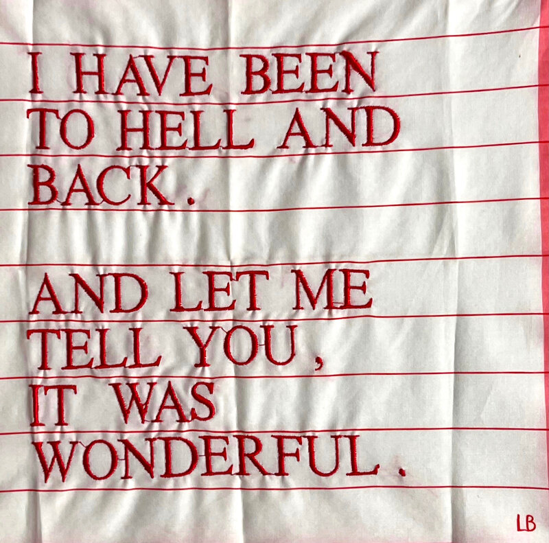 Louise Bourgeois. I Have Been to Hell and Back