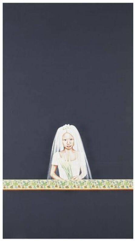 Su-en Wong, ‘Dark Painting with Girl as Child Bride’, 1999