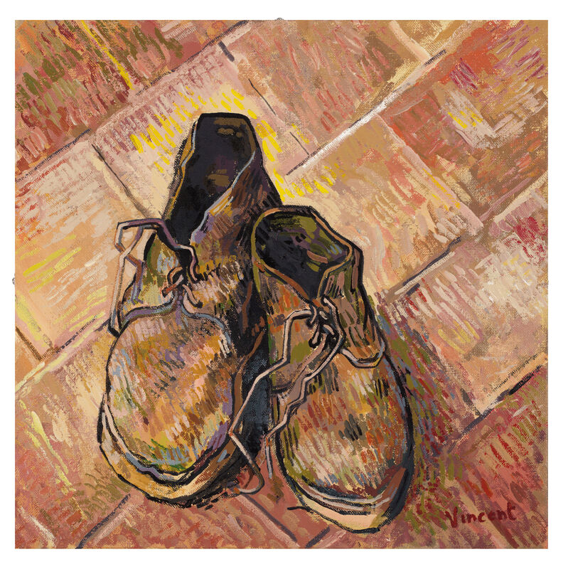 piano Dag Bekentenis John Myatt | A Pair Of Old Shoes 1888 (In The Style Of Vincent Van Gogh)  (2018) | Available for Sale | Artsy