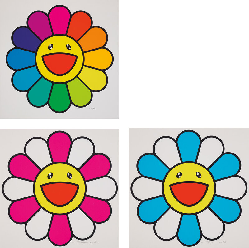 Takashi Murakami, Smile On, Rainbow Flower!! (2020), Available for Sale
