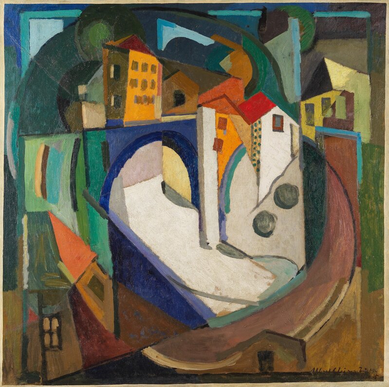 Gleize Tableau Paysage (1914-1915) by Albert Gleizes - For Sale | Artsy