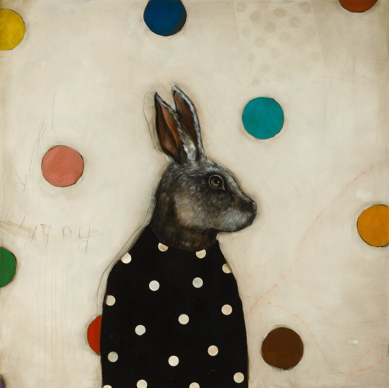 Michelle Rabbbit Moon Rabbit (2025) by Michele Mikesell - For Sale | Artsy