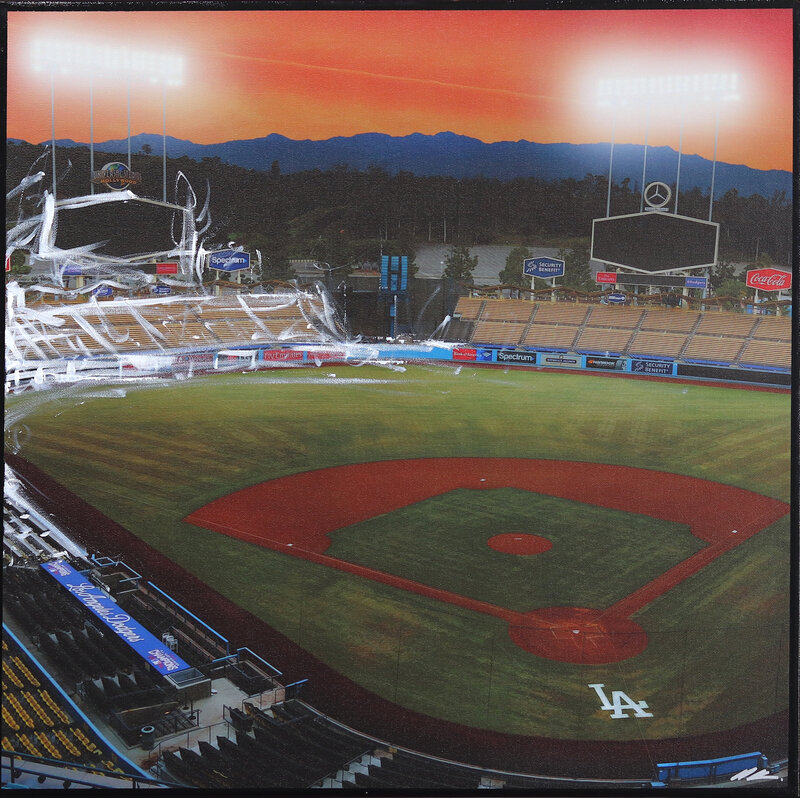 Pete Kasprzak, Dodger Stadium Almost Game Time (Summer Sunset) (2022), Available for Sale
