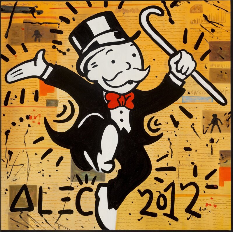 Monopoly Man The World Is Yours Money Bag Graffiti Art Comic Poster Unframed
