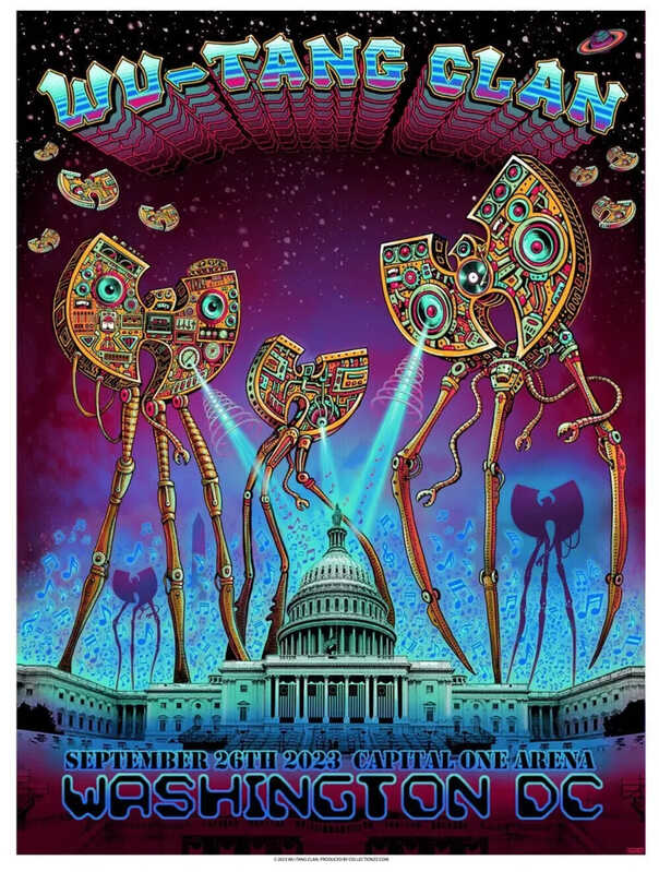 Emek Wu-Tang Clan Washington Emek Silksrceen Print