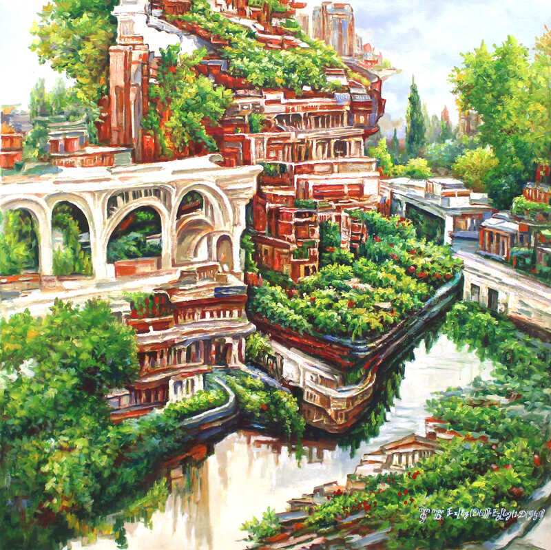 Hanging Gardens of Babylon Images and Pictures